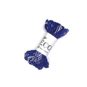 Бавовняна синя міксова сумка авоська ручної роботи - EcoGG - бавовняна, Розмір S - 5л